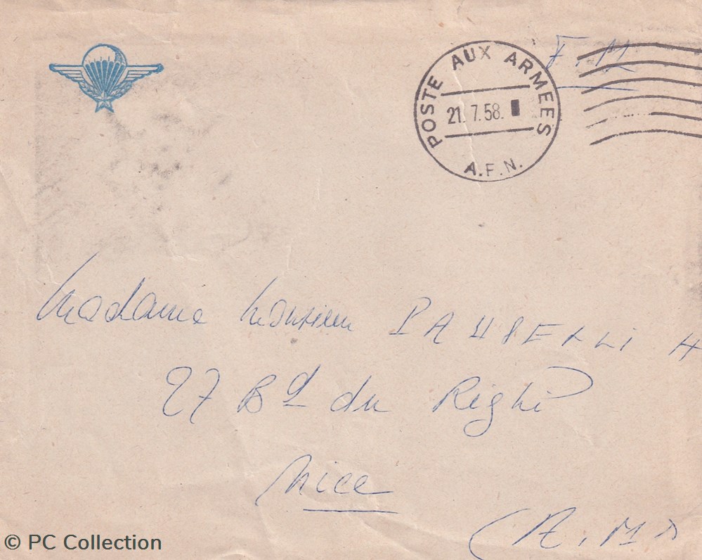 20/21-7-1958 Archives Para Pauselli documents anciens 20 21 7 1958 archives para pauselli