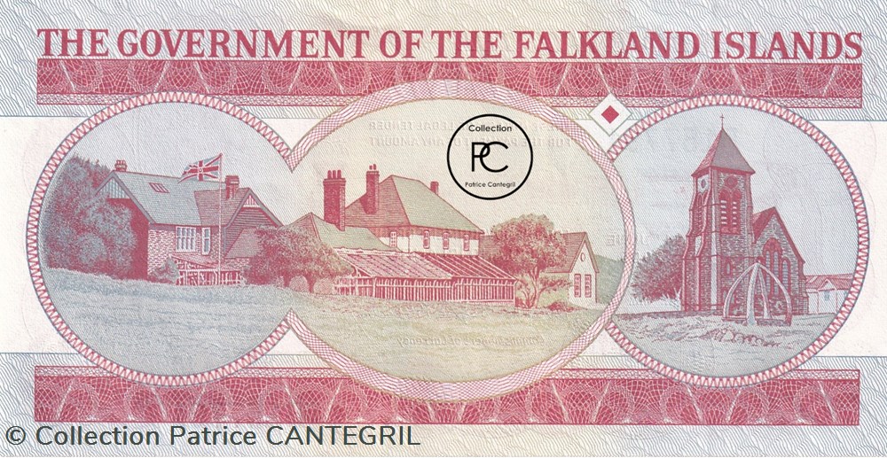 2005 Pick17a 5 £ - Livre des Îles Falkland Unc billets amerique du sud 2005 pick17a 5 livre des iles falkland unc