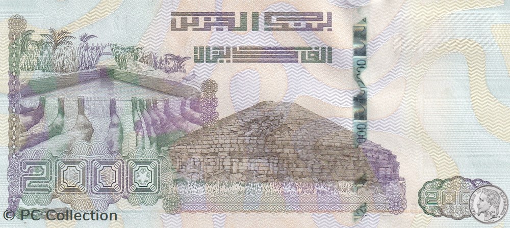 billets afrique 2020 pick147 2 2 000 dinar algerien unc 3