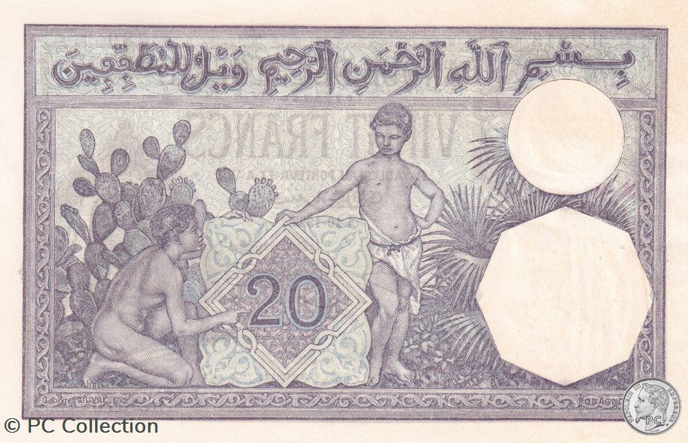 1928 Pick78b 20 Franc algérien 789 Spl billets afrique 1928 pick78b 20 franc algerien 789 spl