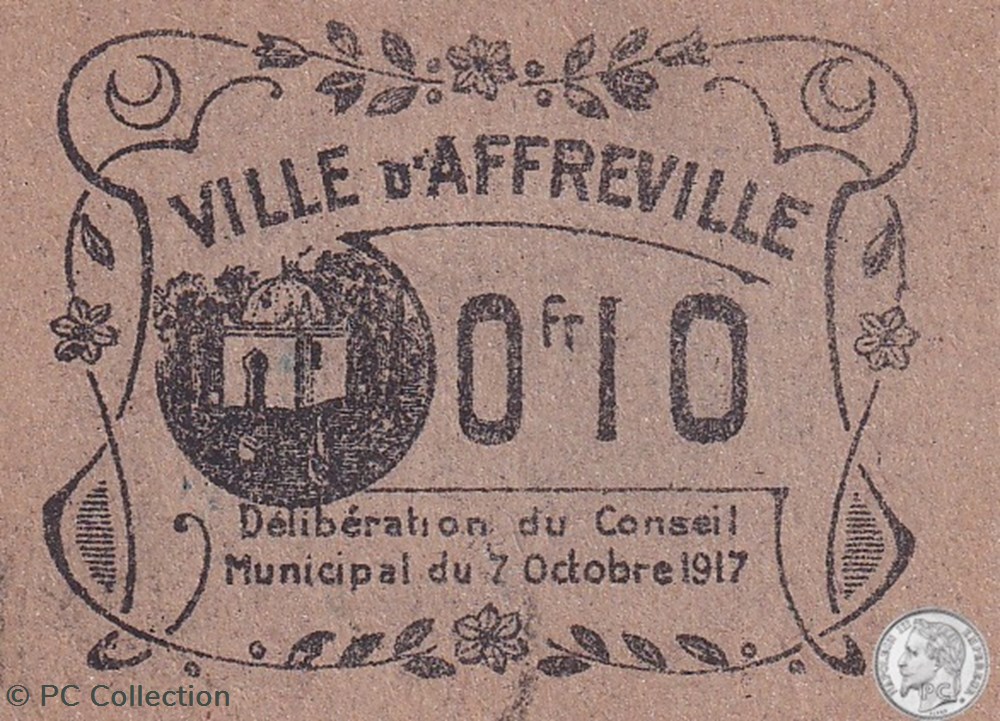 Affreville 2 - 0,10 franc - 07/10/1917 billets afrique algerie affreville 2 0 10 franc 07 10 1917