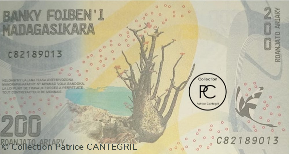 2017 Pick98a 200 Ar - Ariary malgache Unc billets afrique madagascar 2017 pick98a 200 ar ariary malgache unc