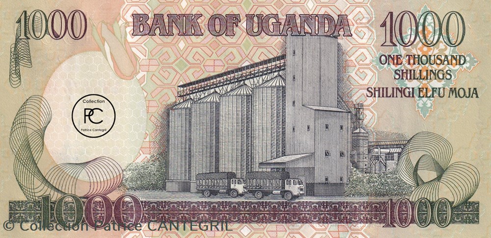 billets afrique 2008 pick43c 1 000 sh shilling ougandais unc