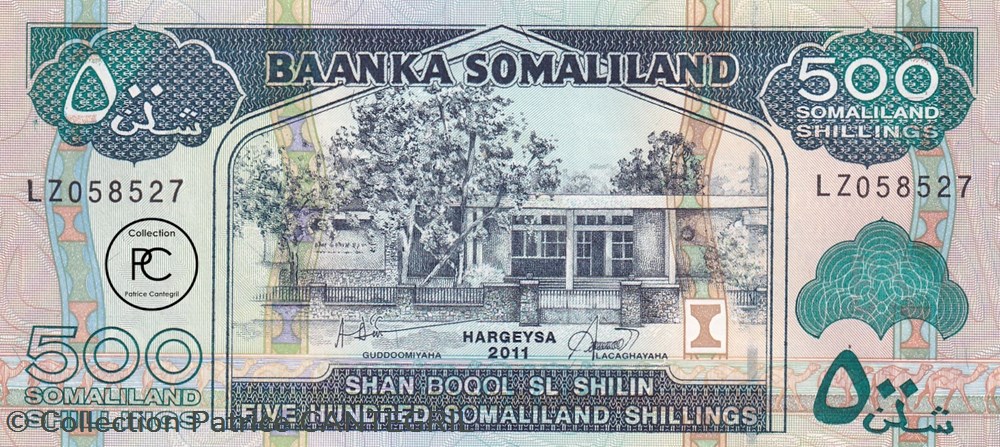 2011 Pick6h 500 Sh - Shilling somalilandais Unc billets afrique 2011 pick6h 500 sh shilling somalilandais unc