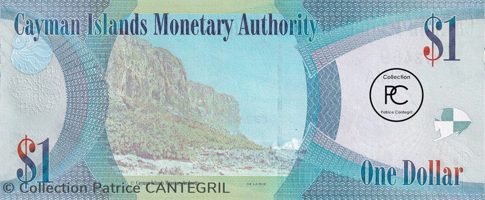 2010 Pick38a D1 1 $ - Dollar des Îles Caïmans Unc billets amerique centrale et caraibes 2010 pick38a d1 1 dollar des iles caimans unc