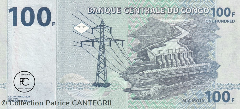 2013 Pick 98a 100 Francs Unc billets afrique republique du congo 2013 pick 98a 100 francs unc