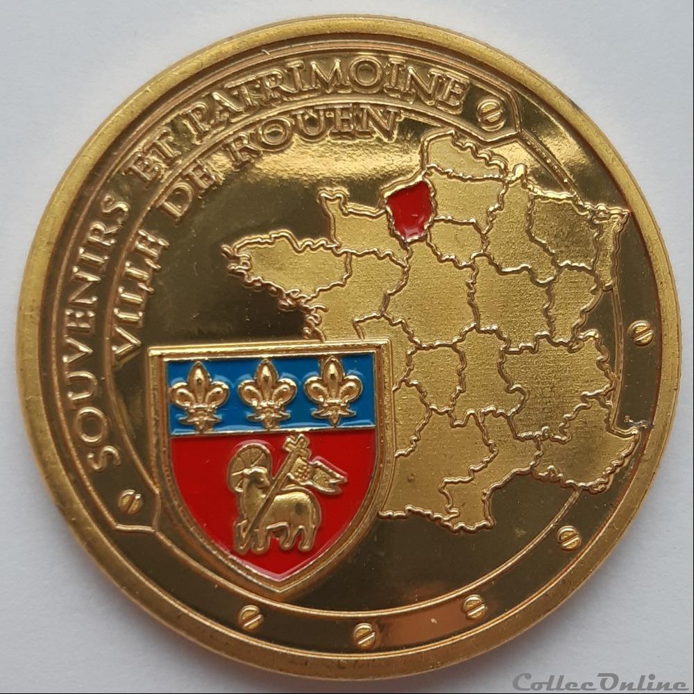 Rouen - Gros-Horloge medaille rouen gros horloge