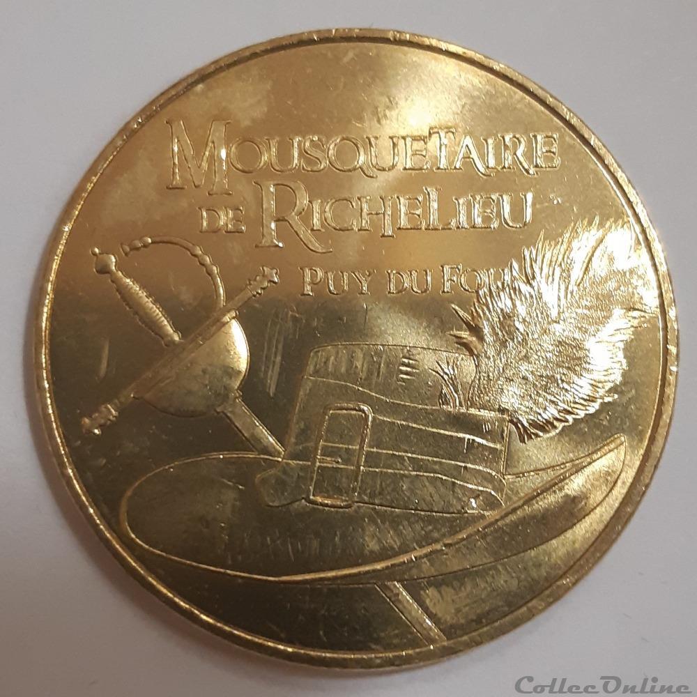 Puy du Fou - Mousquetaire de Richelieu medaille puy du fou mousquetaire de richelieu