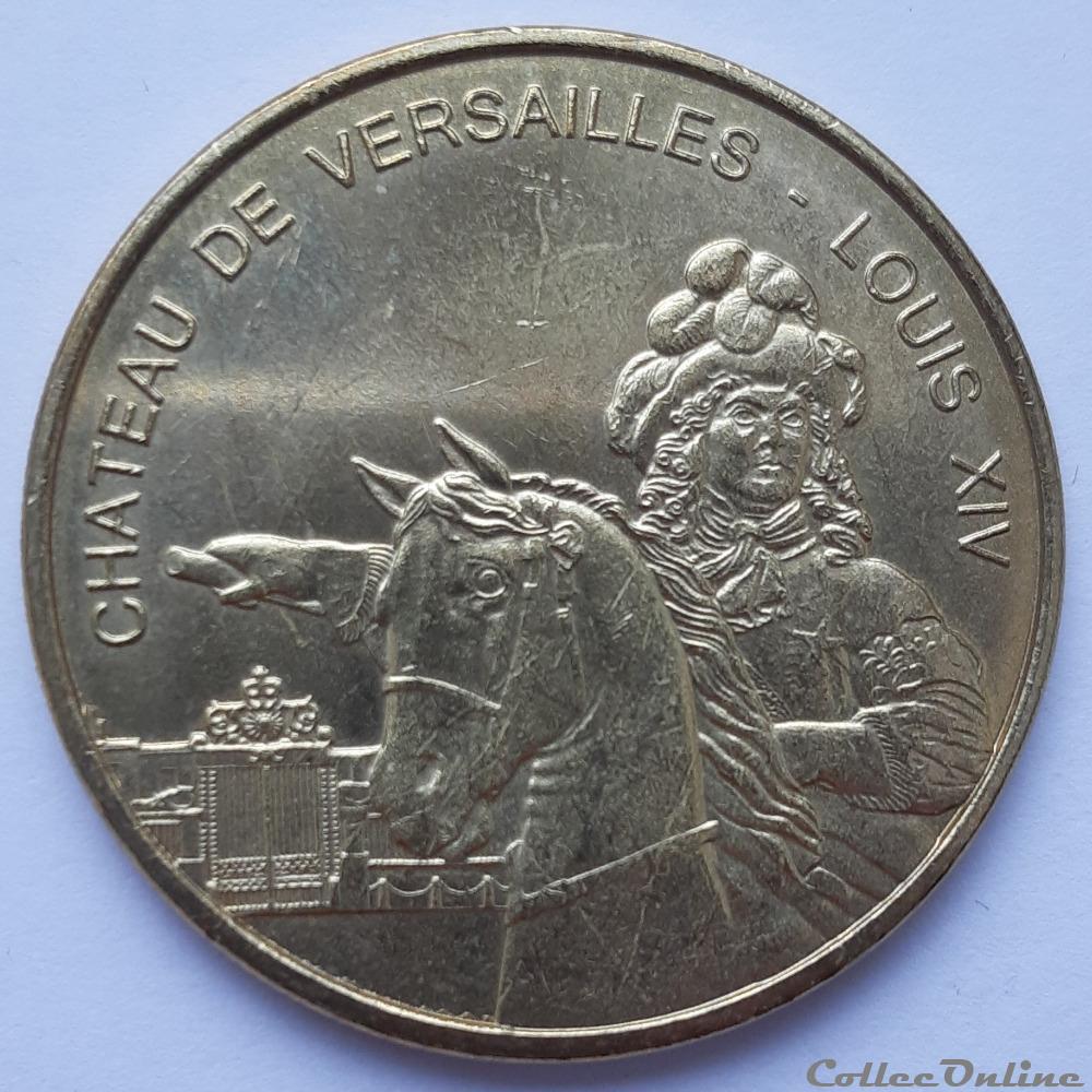 Château de Versailles - Louis XIV medaille chateau de versailles louis xiv
