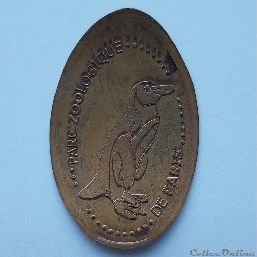 Paris - Parc Zoologique de Paris - Pingouin medaille paris parc zoologique de paris pingouin