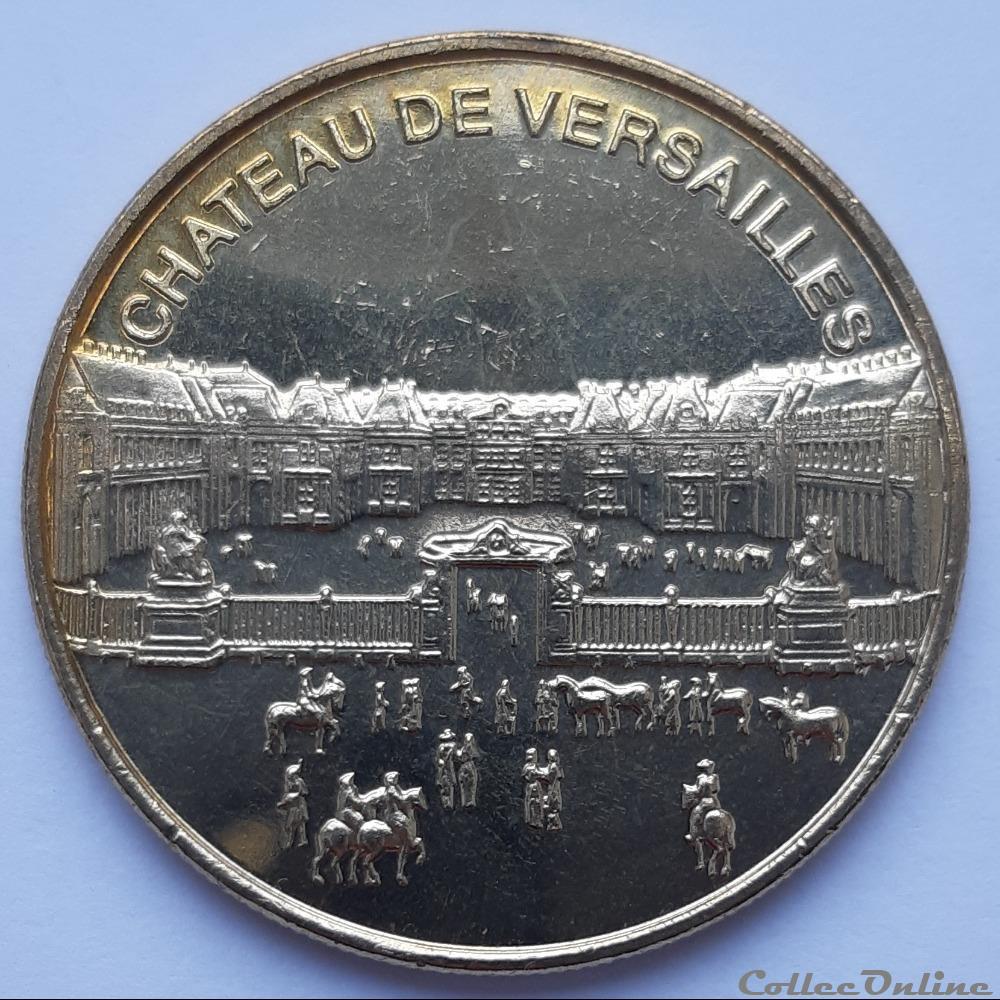 Château de Versailles - Le Château medaille chateau de versailles le chateau