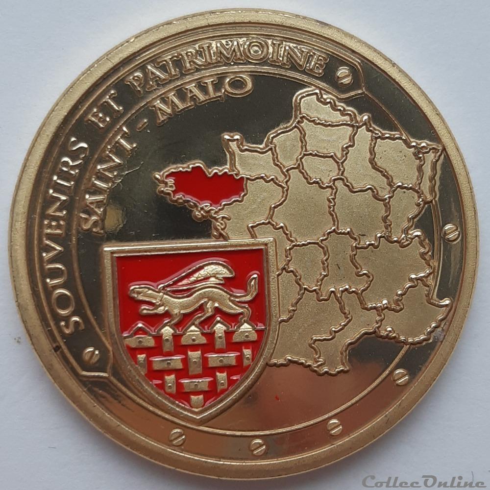 Saint-Malo - Cité Corsaire medaille saint malo cite corsaire
