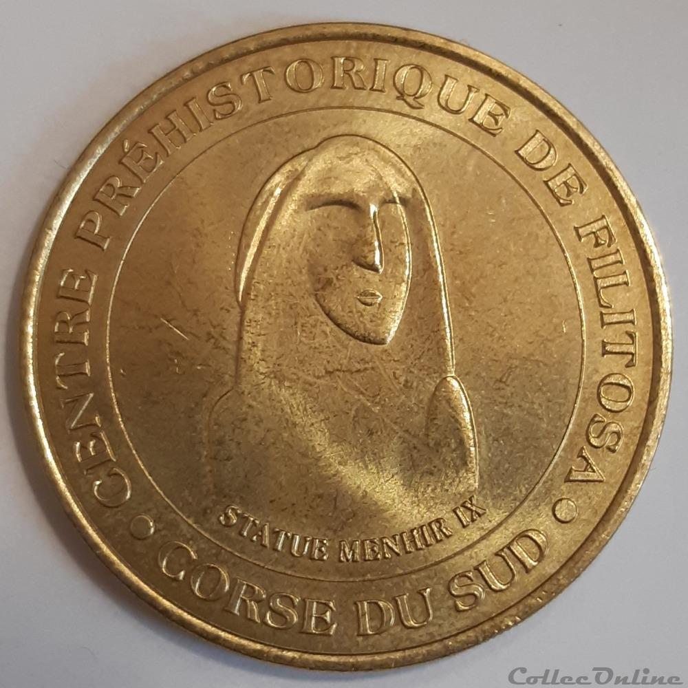 medaille corse du sud centre prehistorique de filitosa