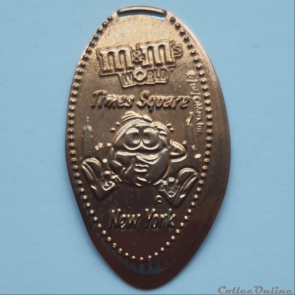 medaille new york m s world times square
