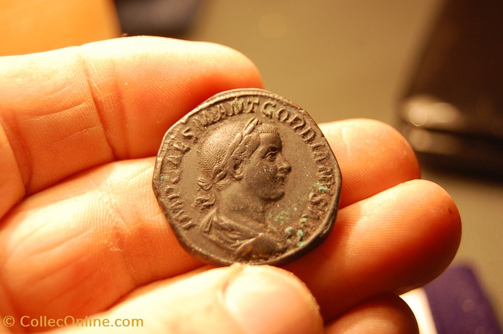 Sesterce Gordien Pax Augusti monnaies antiques romaines imperiales et republicaines sesterce gordien pax augusti