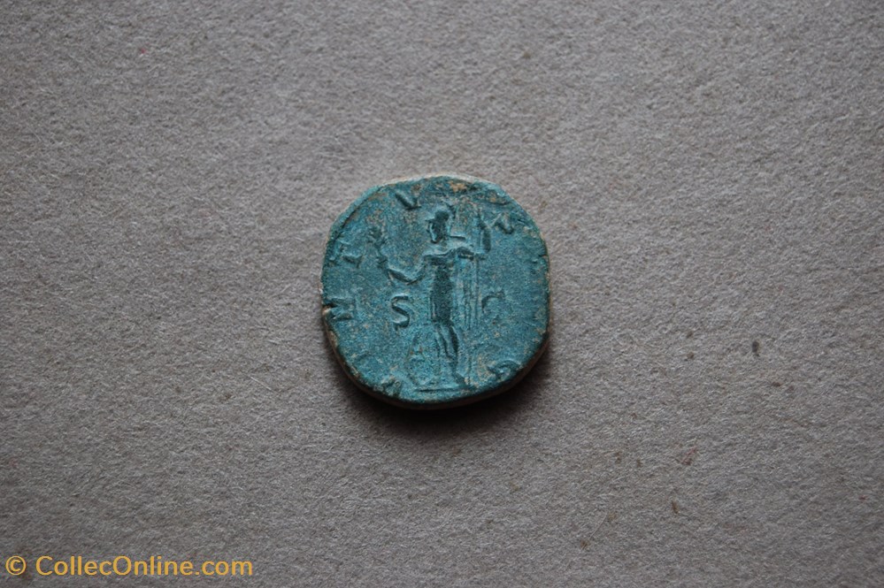 Sesterce Gordien Virtus monnaies antiquite av jc a ap romaines republicaines imperiales sesterce gordien virtus