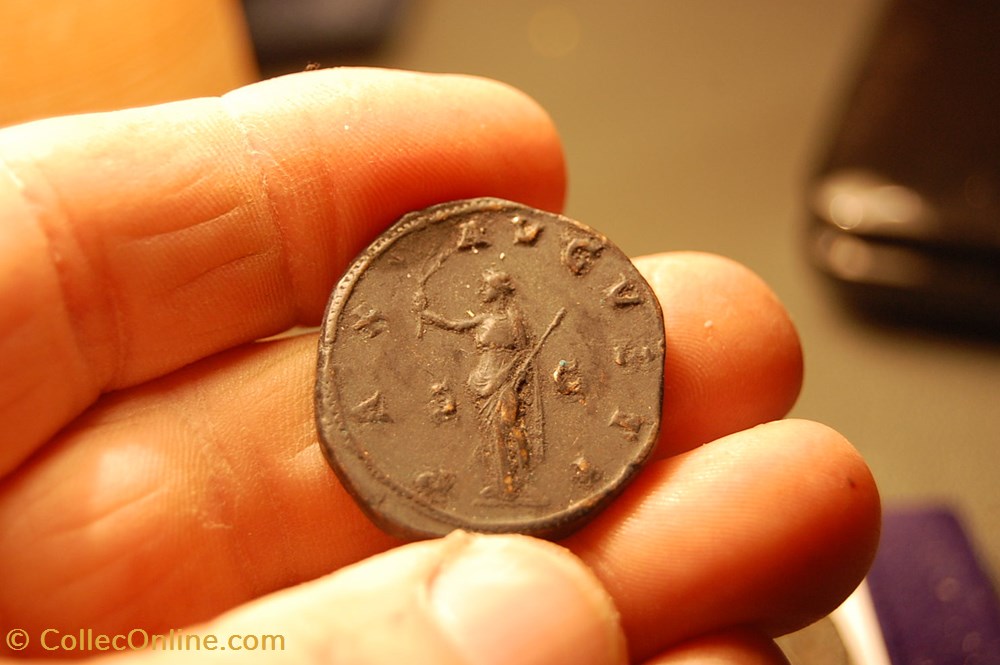 Sesterce Gordien Pax Augusti monnaies antiques romaines imperiales et republicaines sesterce gordien pax augusti