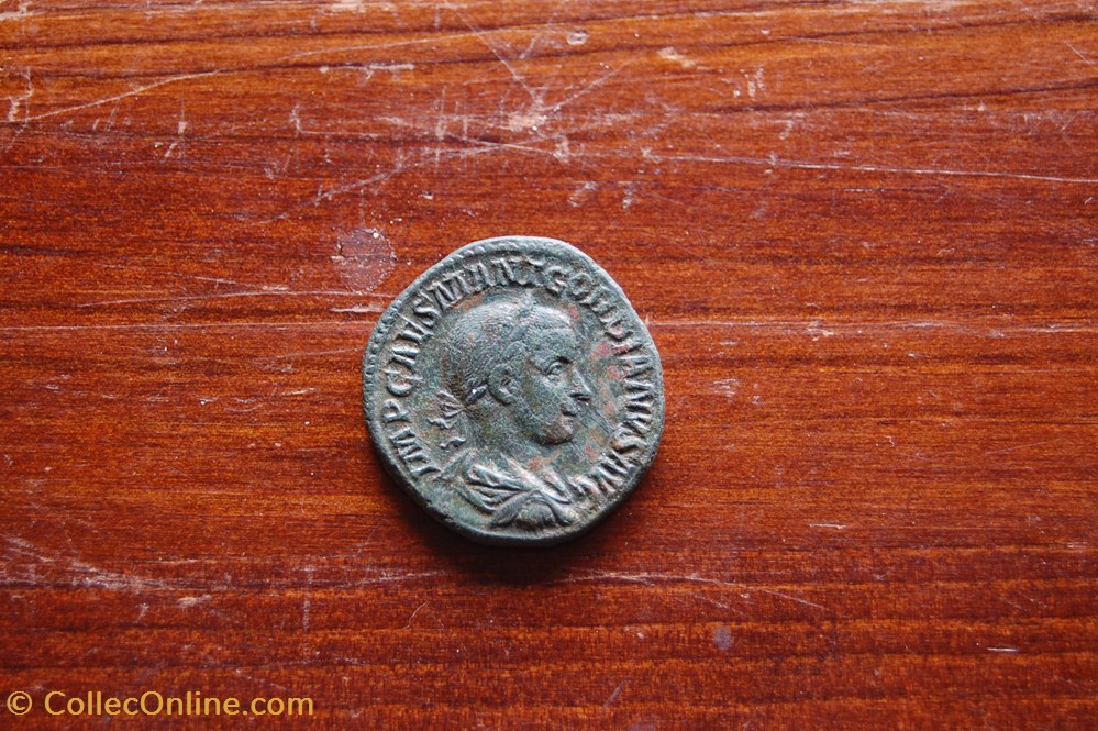 monnaies antiquite av jc ap romaines republicaines imperiales sesterce gordien abondance
