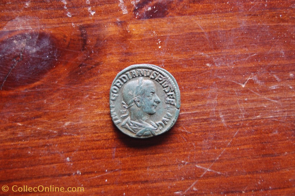 monnaies antiquite av jc romaines republicaines imperiales sesterce gordien appolon