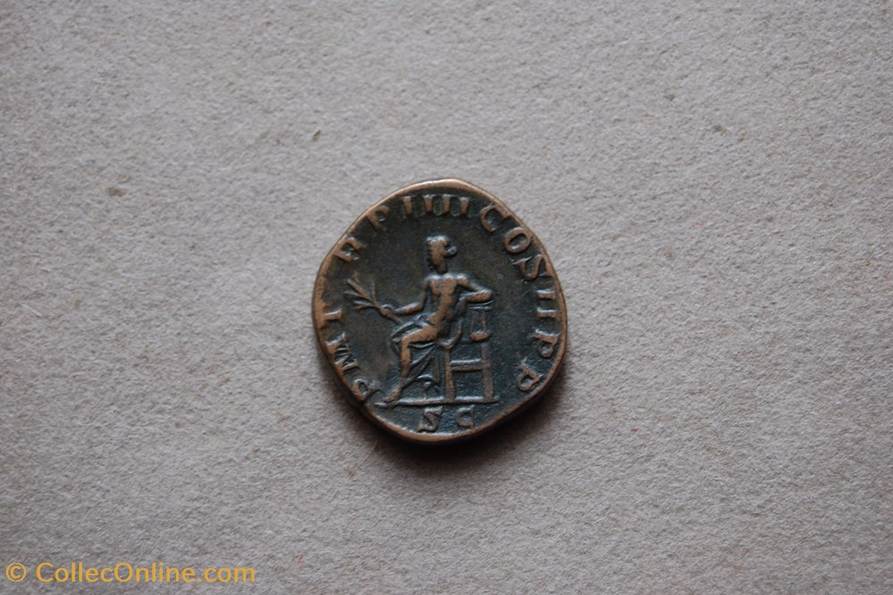 monnaies antiquite av jc romaines republicaines imperiales sesterce gordien appolon
