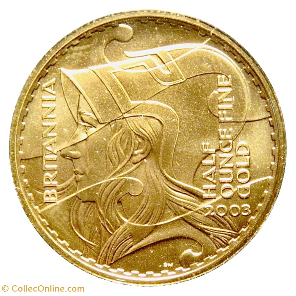 Elizabeth II - 50 £ 2003 Britannia. monnaies lingots bullion piece d or elizabeth ii 50 2003 britannia