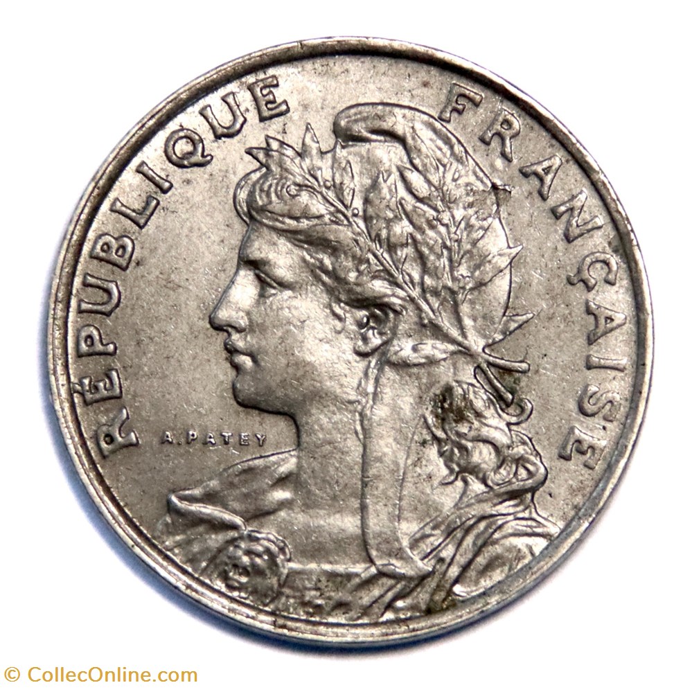 25 centimes Patey 1903, 1er type monnaies monde france 25 centimes patey 1903 1er type