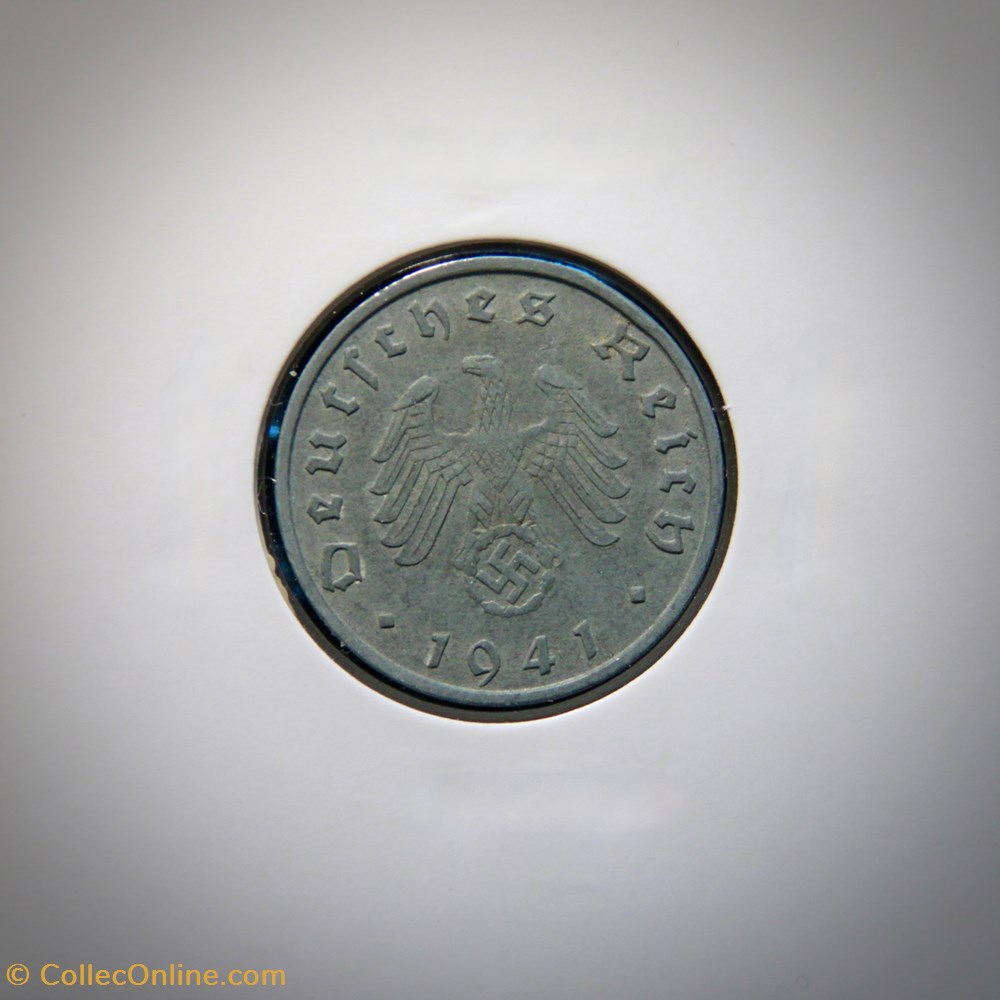 10 Reichspfennig 1941 B monnaies monde allemagne 10 reichspfennig 1941 b