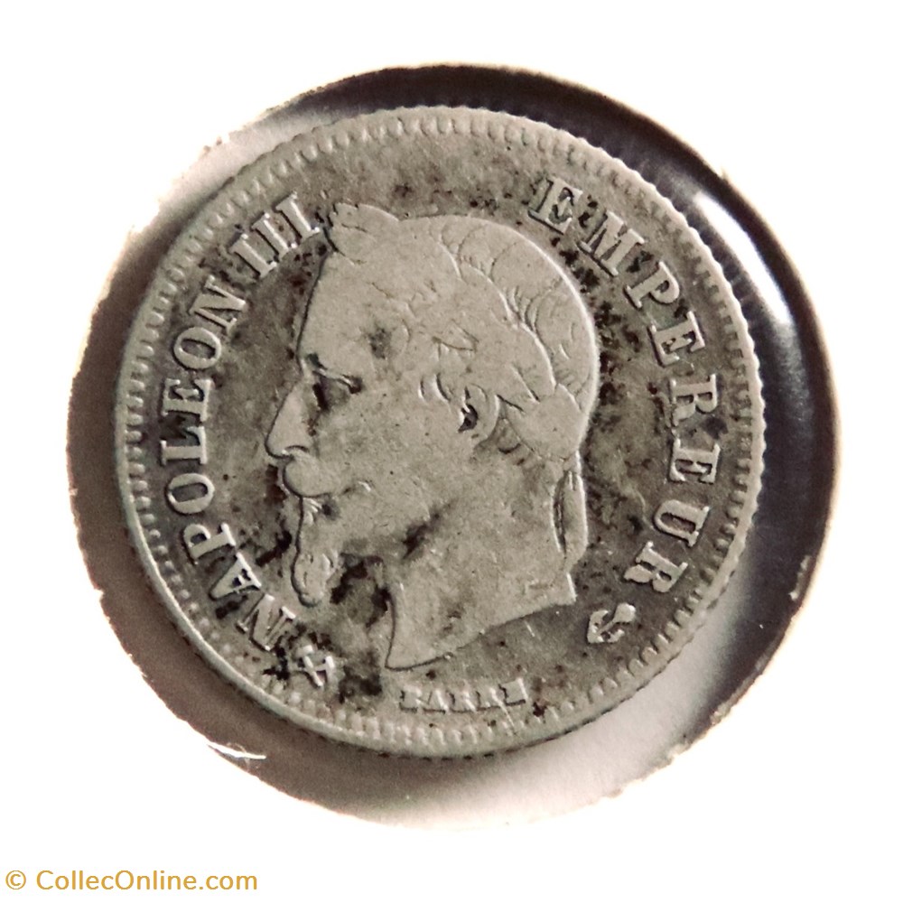 20 Centimes - 1866𝐊 Napoléon III tête laurée, PM monnaies monde france 20 centimes 1866 napoleon iii tete lauree pm