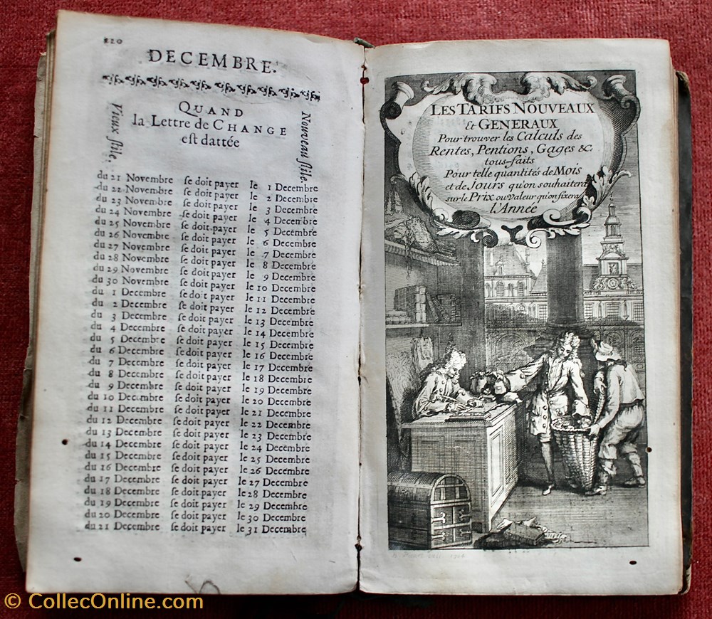 Barrème (1704) monnaies livres ouvrages barreme 1704