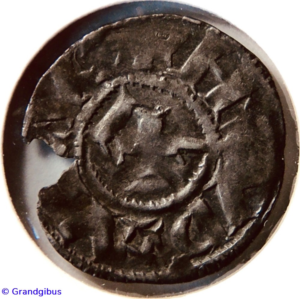 Louis IV "d'Outremer" Denier Langres n.d. monnaies europe medievale france carolingiennes louis iv d outremer denier langres n d