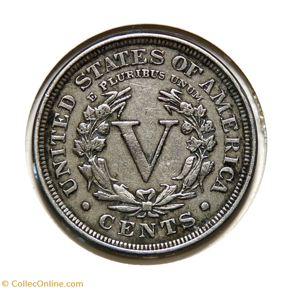 5 Cents - Liberty Head, 1907 monnaies monde etats unis 5 cents liberty head 1907