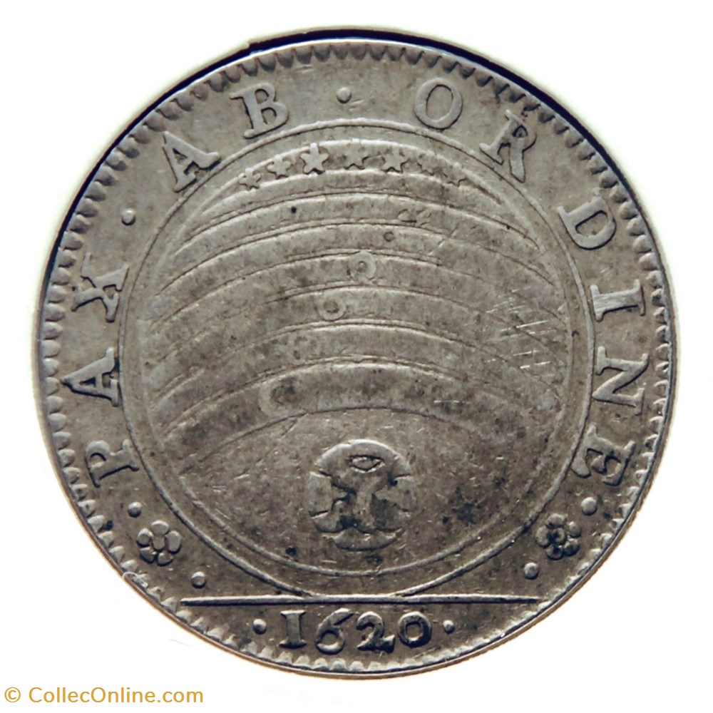 Louis XIII, Réunion France & Navarre. 1620 Argent. monnaies paranumismatique jetons poids louis xiii reunion france navarre 1620 argent