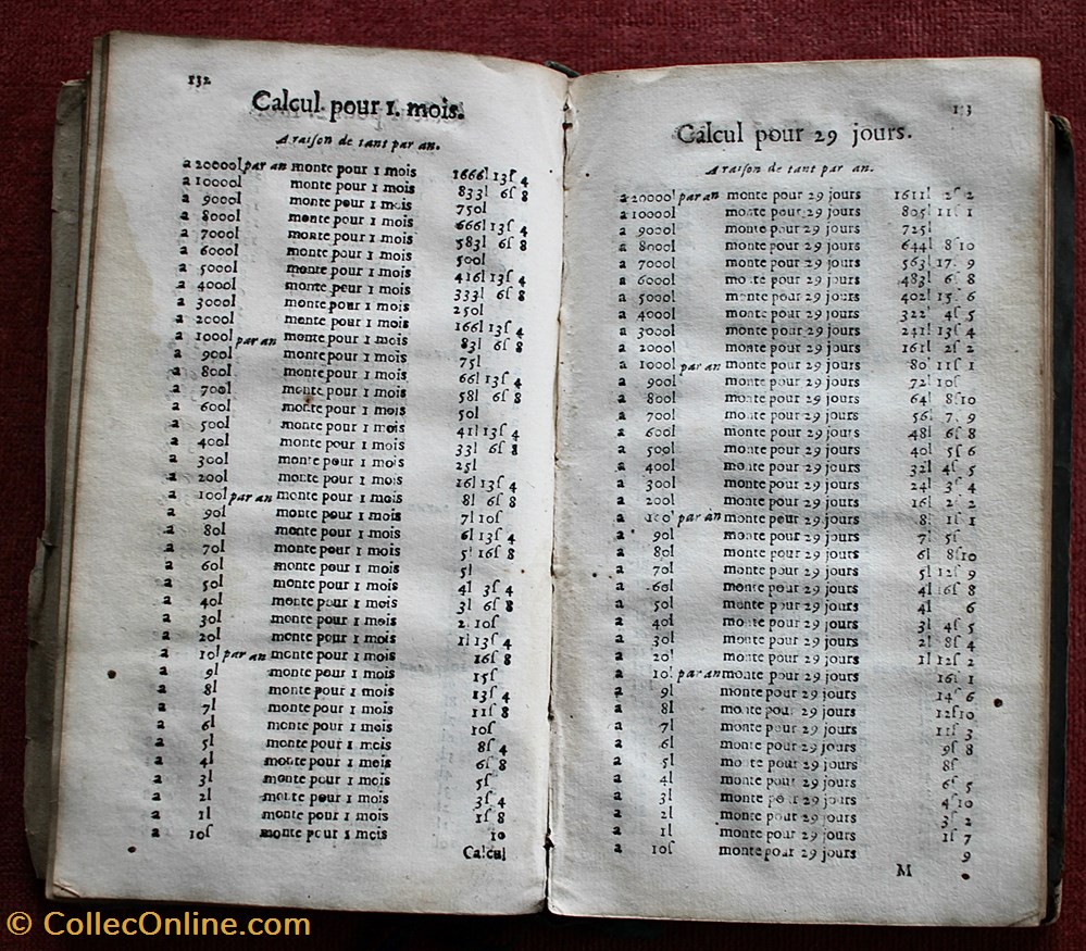 Barrème (1704) 4 monnaies livres ouvrages barreme 1704