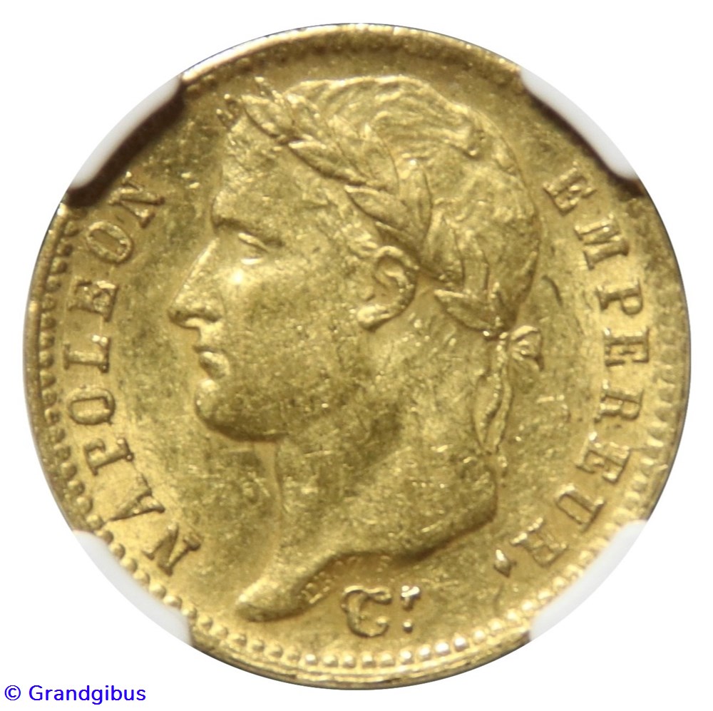 20 Fr. Empire Français 1812 W - Napoléon Tête laurée. 3 monnaies monde france 20 fr empire francais 1812 w napoleon tete lauree