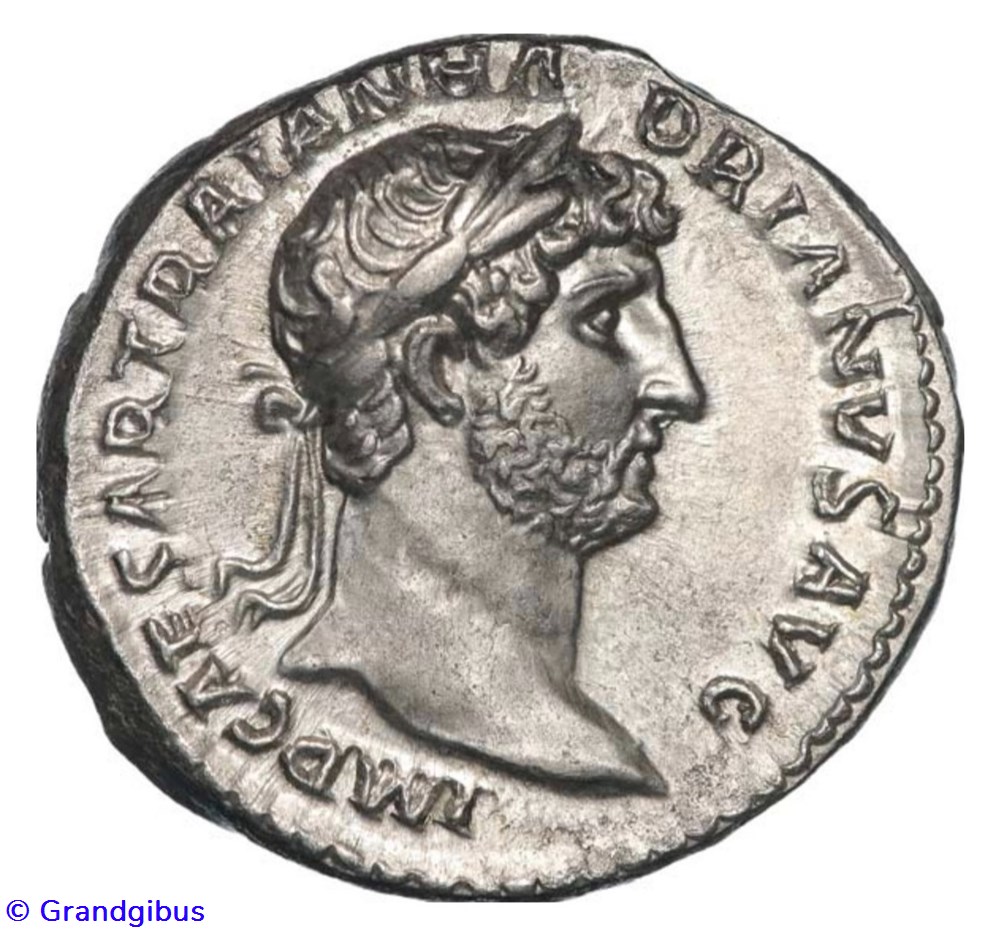 monnaies antiques romaines imperiales et republicaines denier hadrien 121
