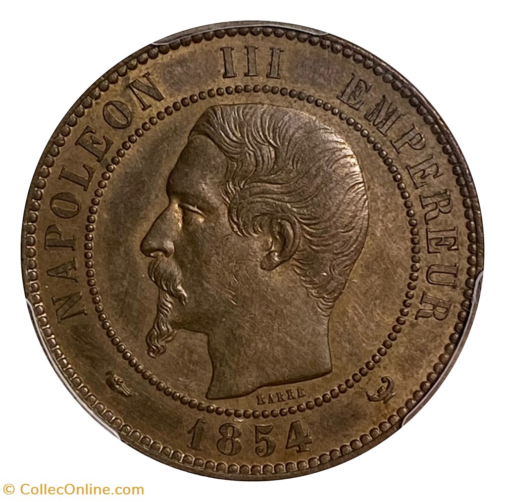 Module de Dix Centimes - Visite à la chambre de commerce de Lille, 1854 2 monnaies paranumismatique jetons poids module de dix centimes visite a la chambre de commerce de lille 1854