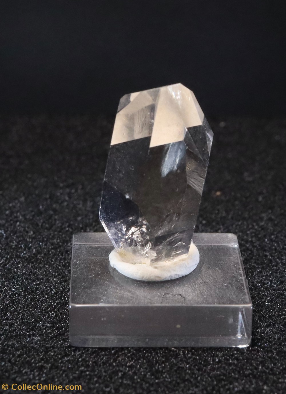 Quartz biterminé (Oignies, Pas de Calais) 3 mineraux meteorites quartz bitermine oignies pas de calais