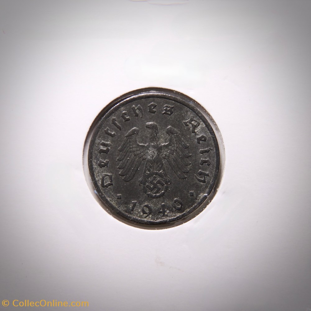 10 Reichspfennig 1940 F monnaies monde allemagne 10 reichspfennig 1940 f