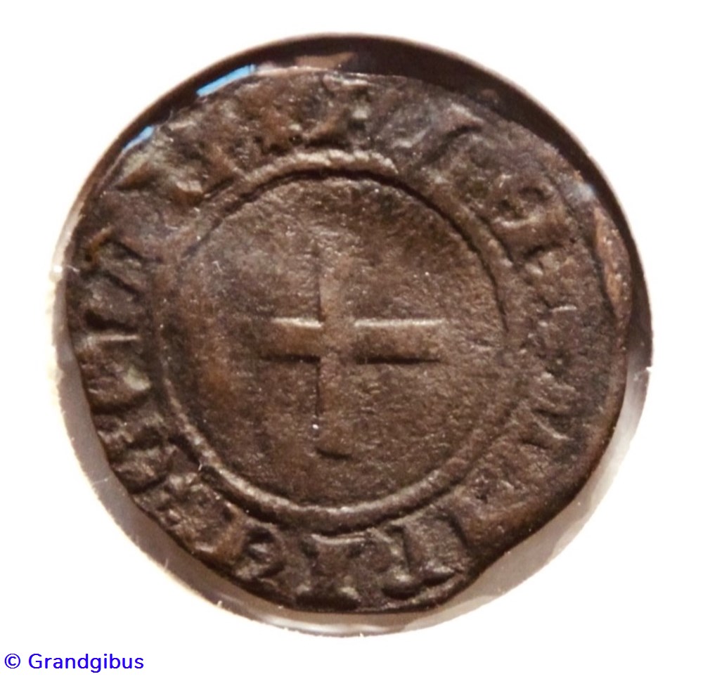Marie de Bourgogne - Double mite, Bruges n.d. monnaies europe medievale pays bas bourguignons marie de bourgogne double mite bruges n d