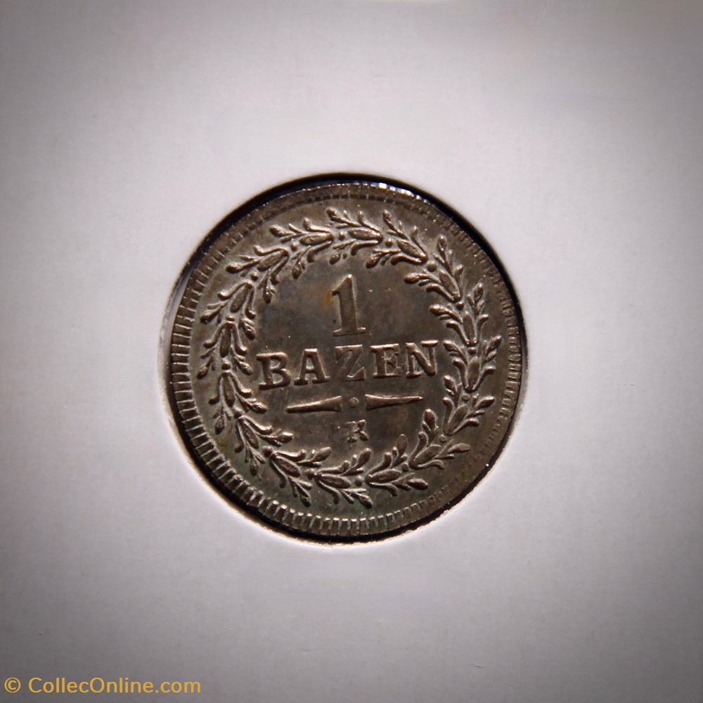 Canton St Gallen - 1 Bazen (1815) monnaies monde suisse canton st gallen 1 bazen 1815