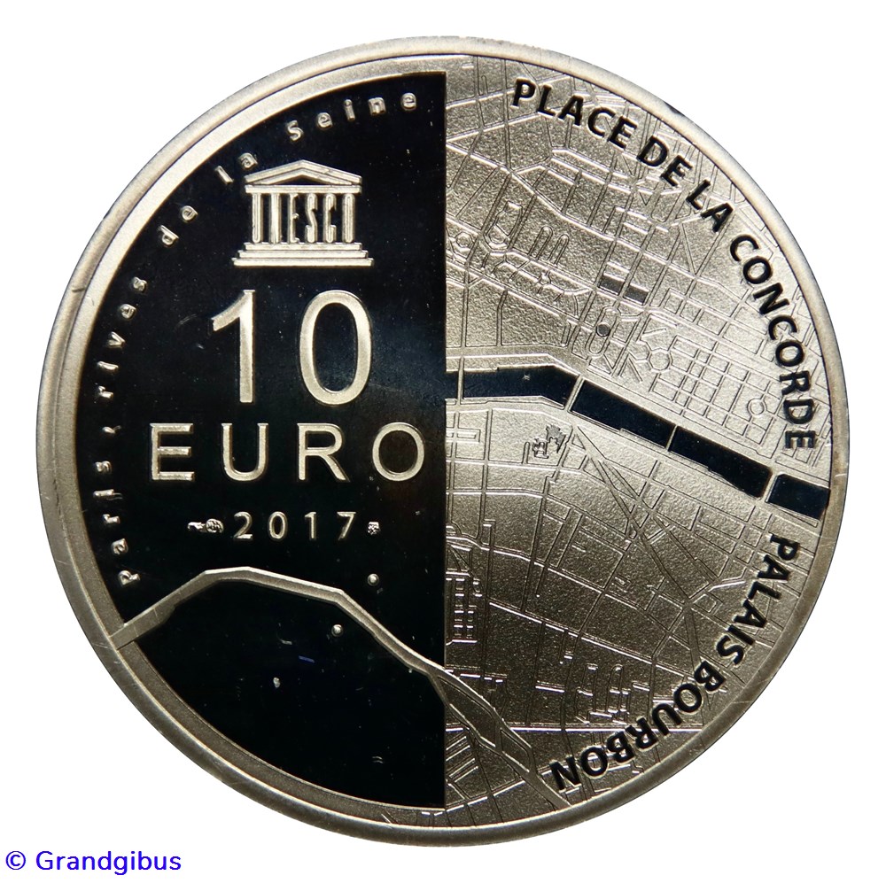 10 € Argent 2017 Assemblée Nationale et Place de la Concorde 3 monnaies euros france 10 argent 2017 assemblee nationale et place de la concorde