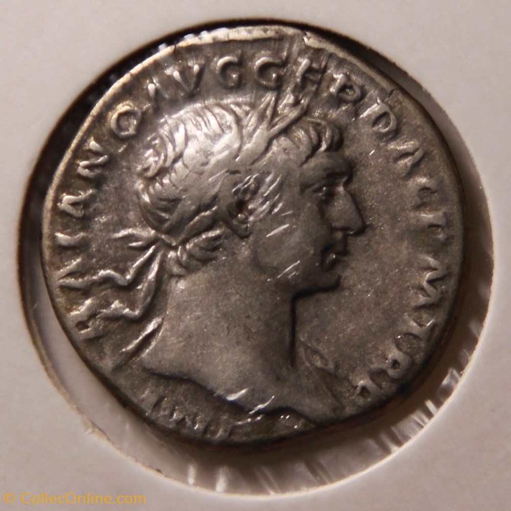 monnaies antiques romaines imperiales et republicaines denier trajan 110