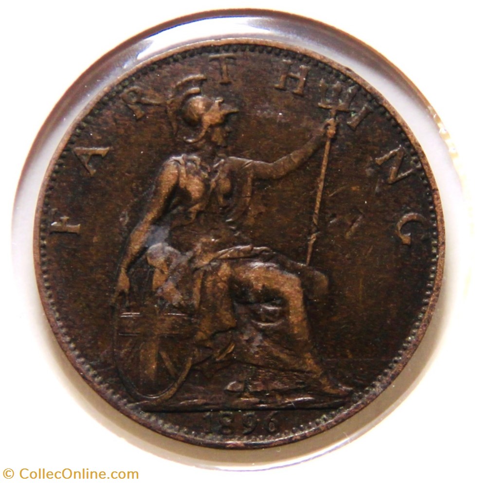 Victoria -1 Farthing 1896. monnaies monde royaume uni victoria 1 farthing 1896