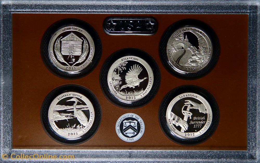 Série 2015 S - US Mint Proof Set monnaies monde etats unis serie 2015 s us mint proof set