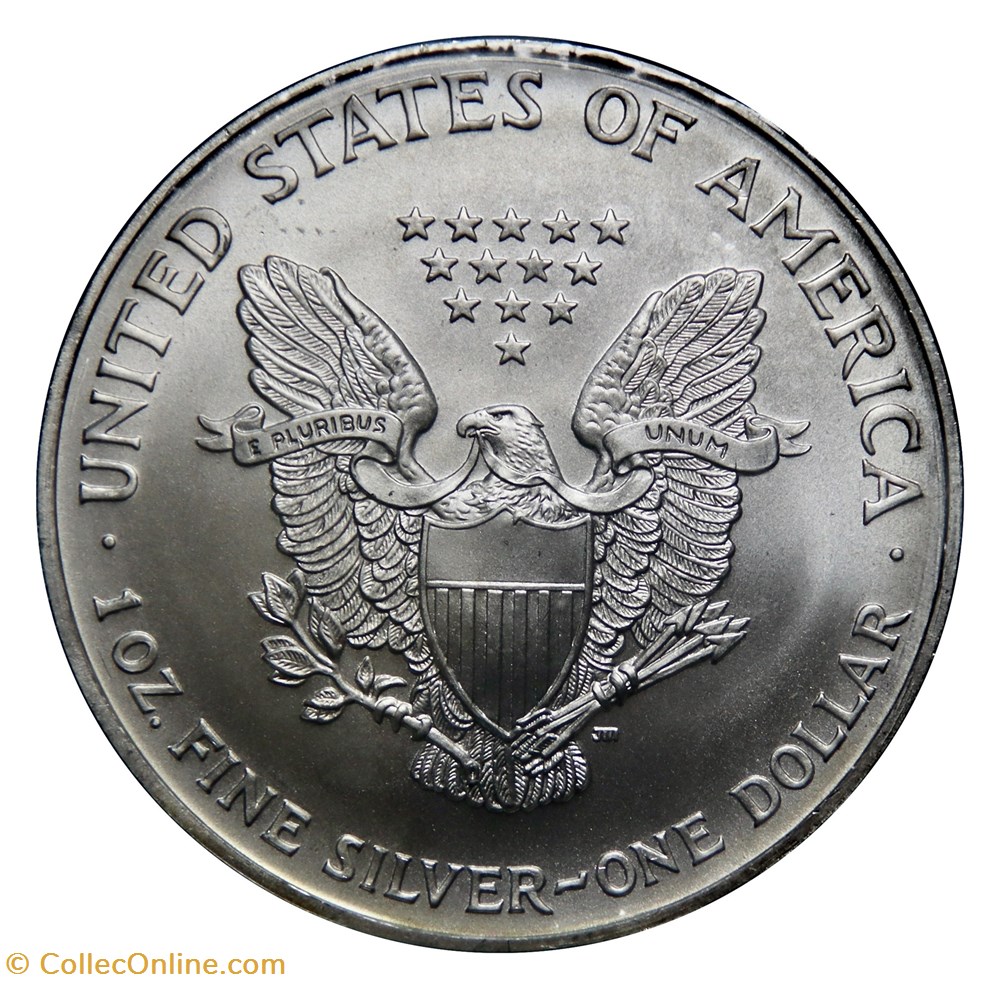 1 Dollar - Silver Eagle, 2003 (West Point) monnaies monde etats unis 1 dollar silver eagle 2003 west point