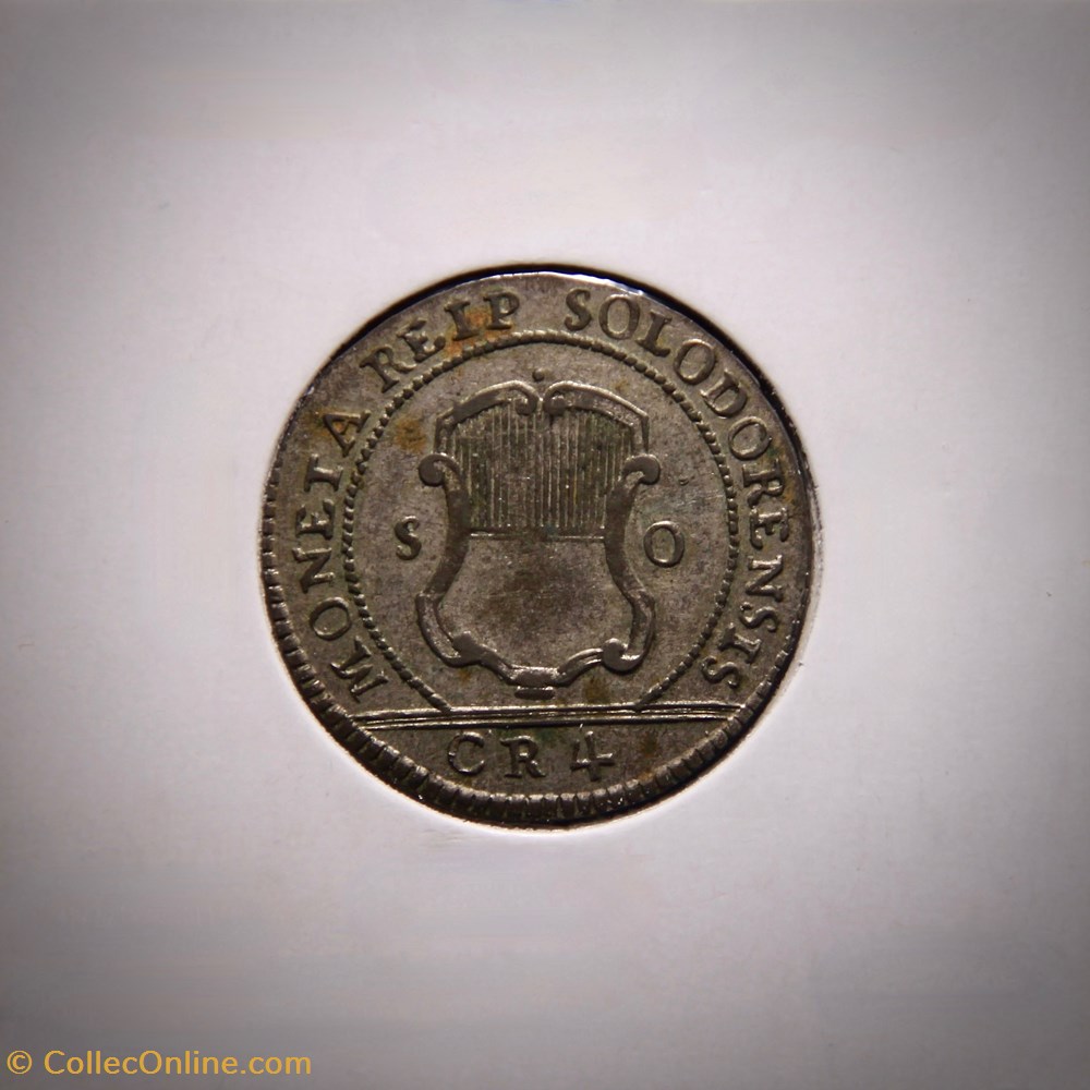 Canton de Soleure - 4 Kreuzer (1795) monnaies monde suisse canton de soleure 4 kreuzer 1795