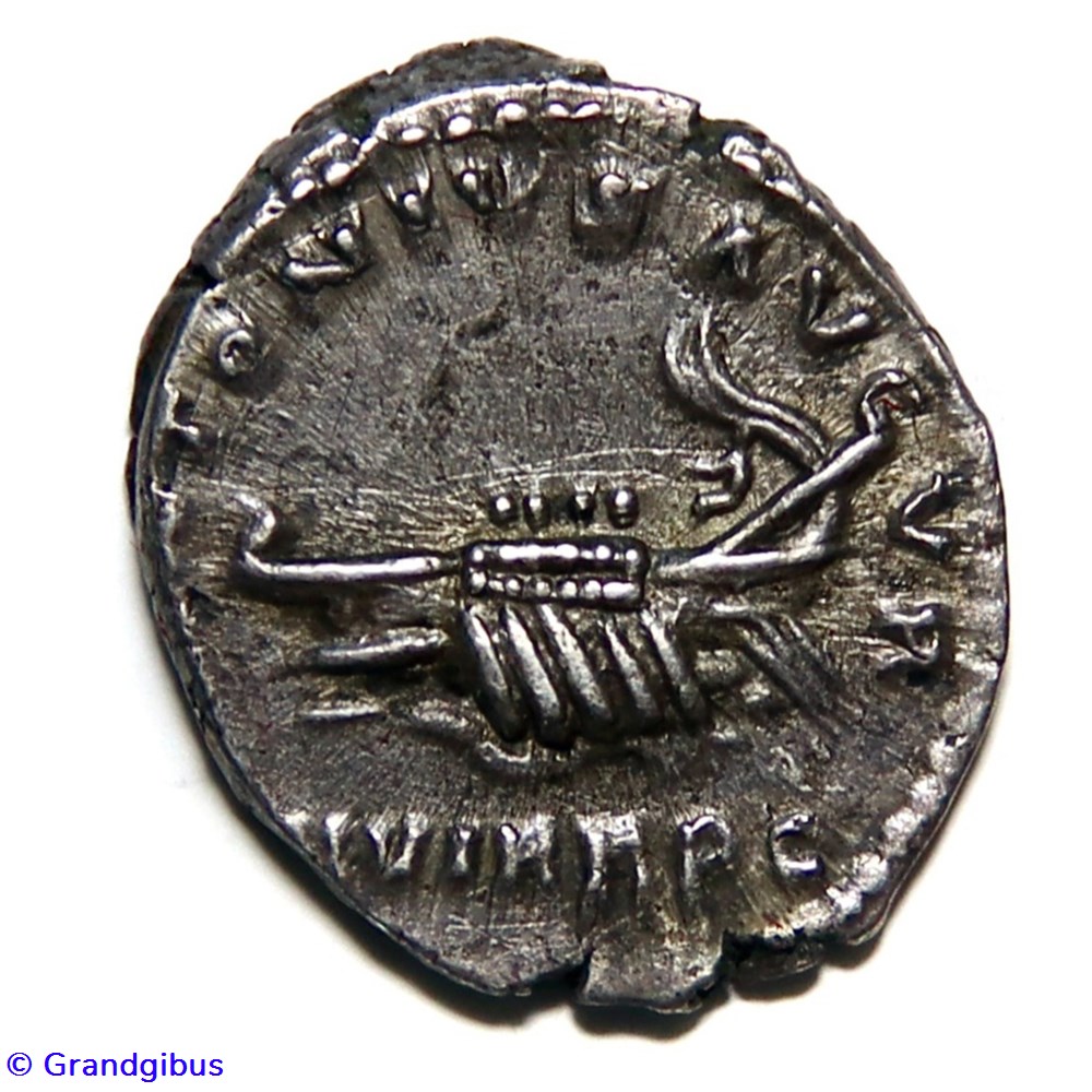 Denier - Marc Aurèle (v.166) monnaies antiques romaines imperiales et republicaines denier marc aurele v 166