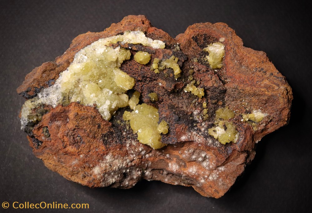 Adamite (Mexique) 2 mineraux meteorites adamite mexique