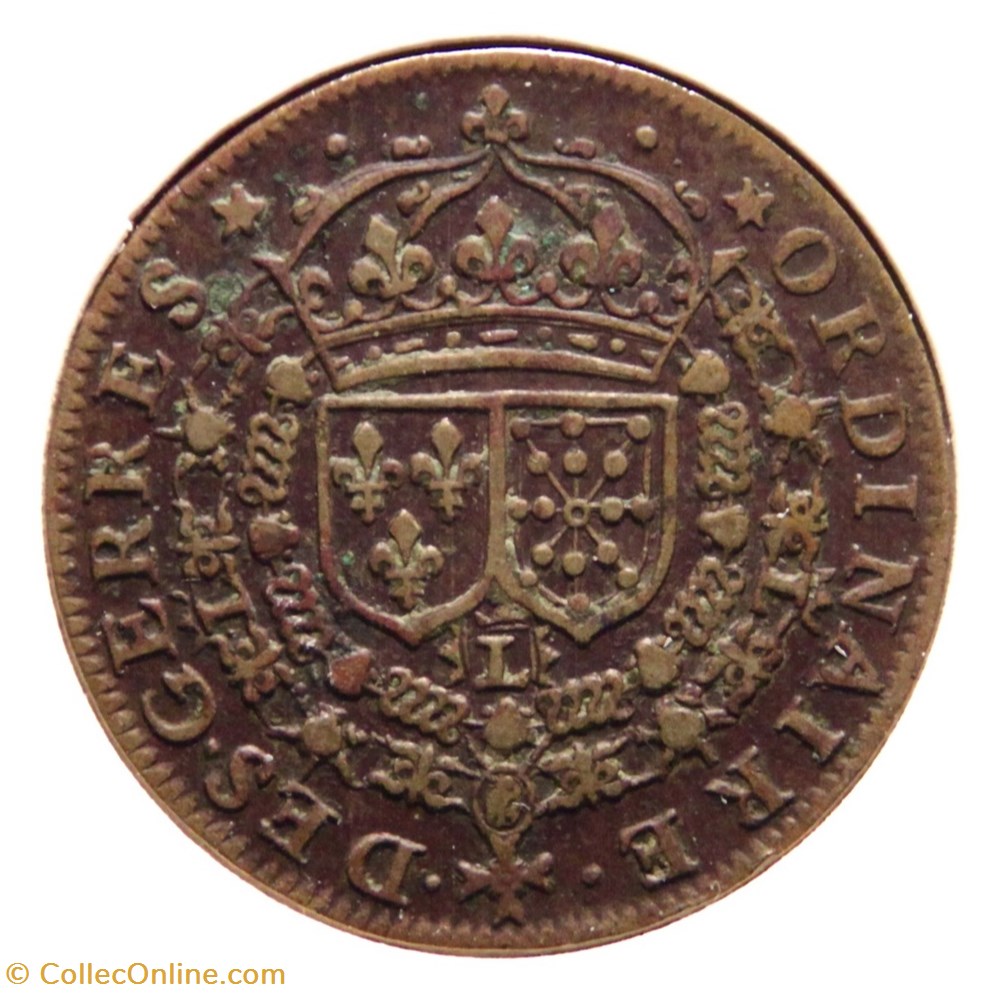 Louis XIII, Prise d'Arras. 1641 Cuivre. monnaies paranumismatique jetons poids louis xiii prise arras 1641 cuivre