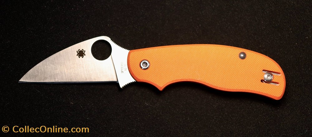 couteaux poches spyderco urban safety orange